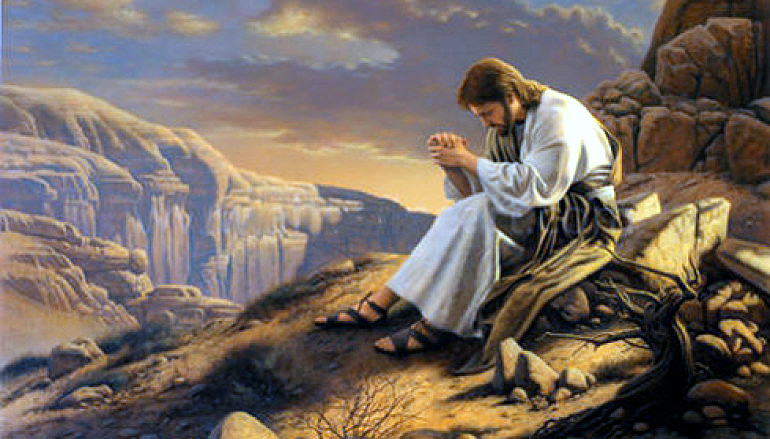 jesus praying